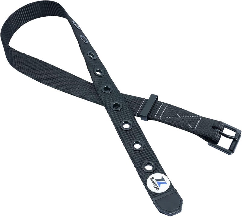 Zeluga Heavy Duty Polyester Work Body Belt, Black - Image 4